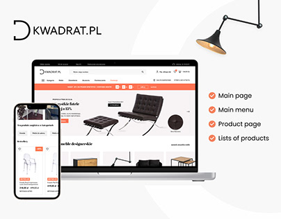 DKWADRAT.PL - REDESIGN E-COMMERCE