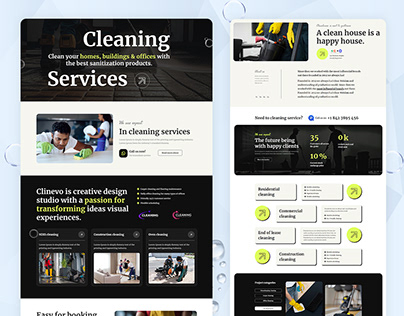 Clinevo - Cleaning & Handyman Services WordPress Theme