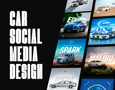 Car social media design