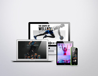 Fitness websites design