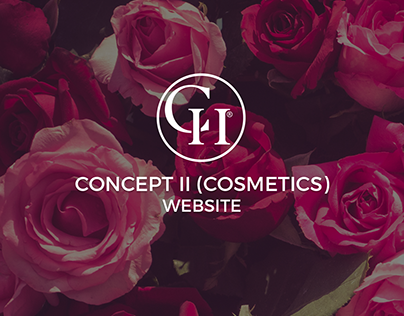 Website. Concept II (Cosmetics)