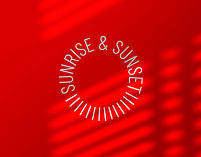 SUNRISE & SUNSET brand identity / coffee shop
