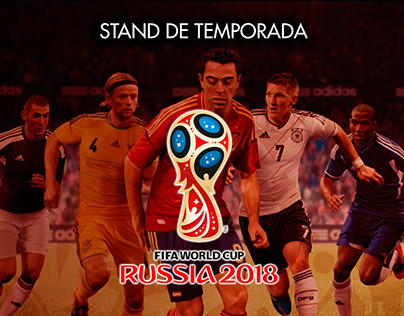Diseño de Stand de Temporada - Mundial Rusia 2018