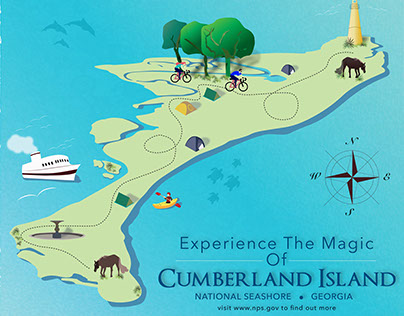 National Park Poster-Cumberland Island