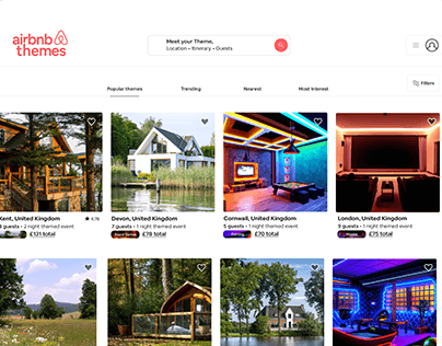 Airbnb Themes - For D&AD Competition