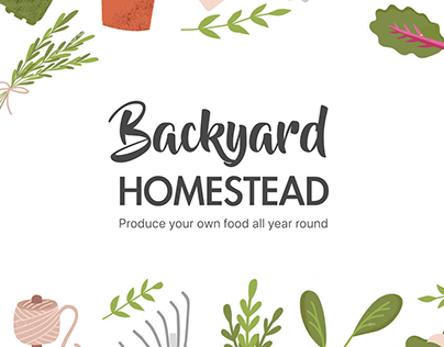 Backyard Homestead - Book cover (Kindle & Audible)