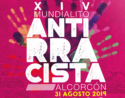 Poster Mundialito Antirracista en Alcorcón