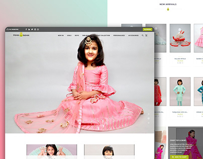 Child wear E-Commerce Website
