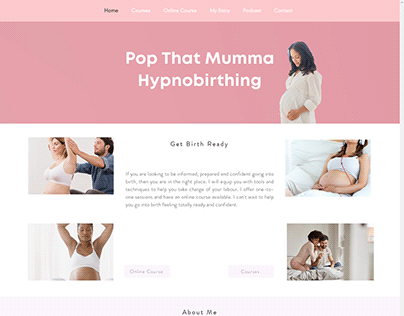 Wix Hypnobirthing Website