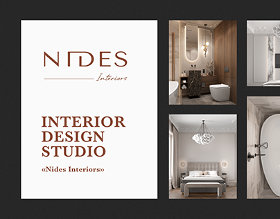 Brochure for Interior design studio | Nides slides A4
