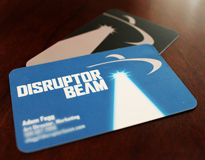Disruptor Beam Business Cards