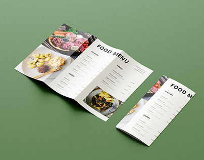 Food Menu/Trifold Brochure