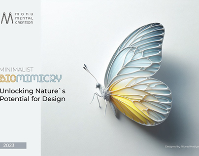 Butterfly- Minimalist Biomimicry Design