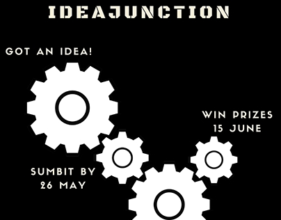 IdeaJunction: Idea pitching contest poster