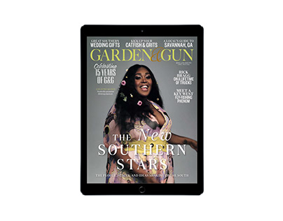 Garden & Gun — Digital cover, The New Southern Stars