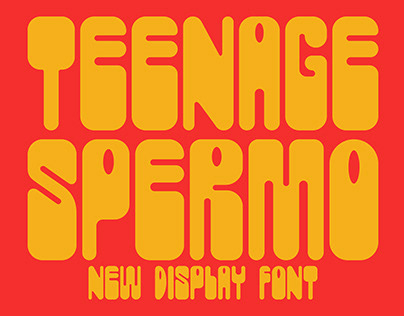 TF Spermo - New Display Font!
