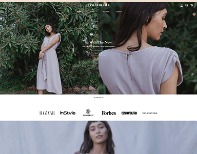 wooman clothing shopify website