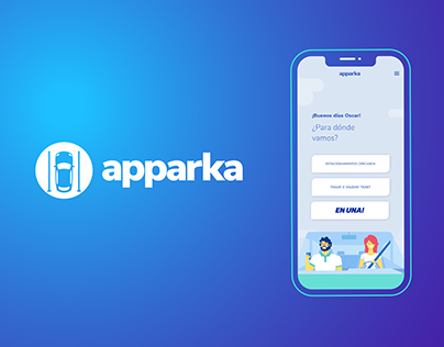 APPARKA- App Screens