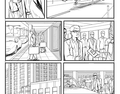 Miniatura progetto - Comic pages set(inked) #2