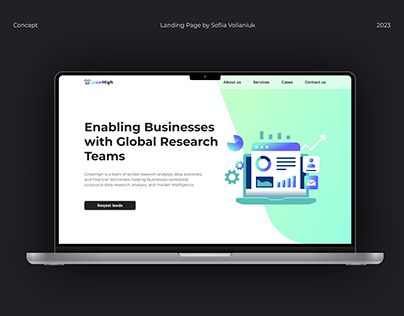 Project thumbnail - Data Analytic Services - Landing Page GrowHigh