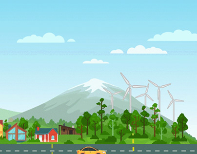 Environment and Smart Cities Animation