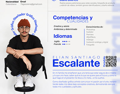 Project thumbnail - Elian Escalante Curriculum Vitae Diseñador Gráfico