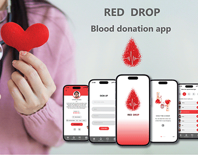 Blood Donation Mobile Application - Red Drop