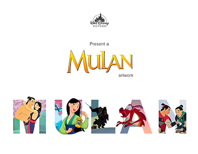MULAN // Lettering - Painted letters