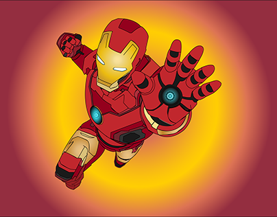 Iron Man 2D Illustration