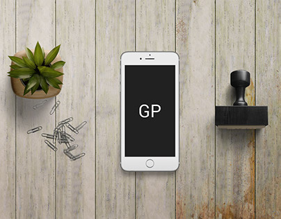 iPhone 6 Front View Mockup - Free PSD
