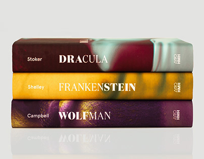Dracula, Frankenstein, and Wolfman Book Jacket