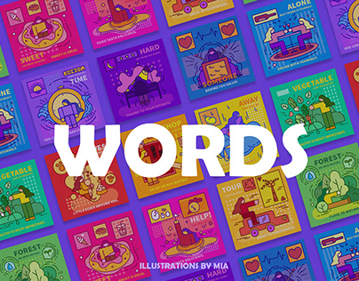 WORDS | Illustrations design