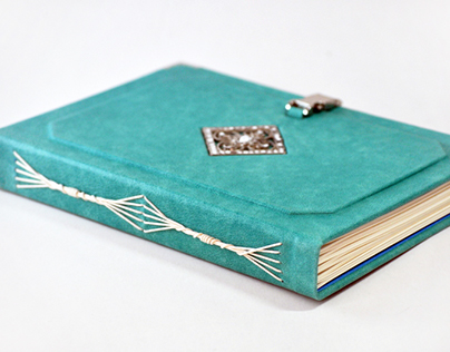 Leather book with custom pages