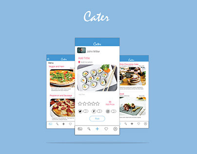 Food recommendation mobile app.