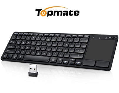 TopMate 2.4G Wireless Touchpad Keyboard.