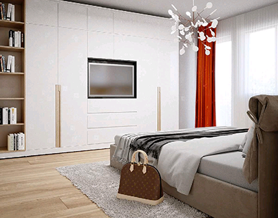 Master bedroom 3ds max vray render