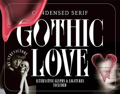 Gothic Love - Condensed Serif Font