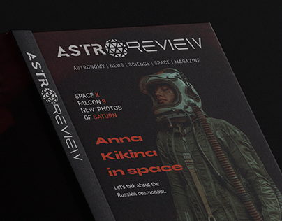 Magazine design "ASTROREVIEW"