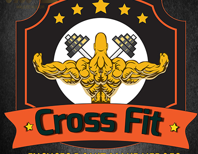 cross fit logo design