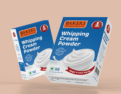 BAKERS - Whipping Cream Packaging Design