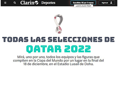 Mundial Qatar 2022 / Todas las selecciones