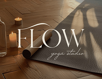 Brand identity for Yoga studio - FLOW