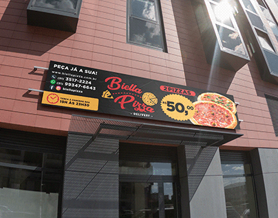 Biella Pizza - Dersenvolvimento de Logo e Identidade
