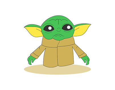 Baby Yoda Illustration