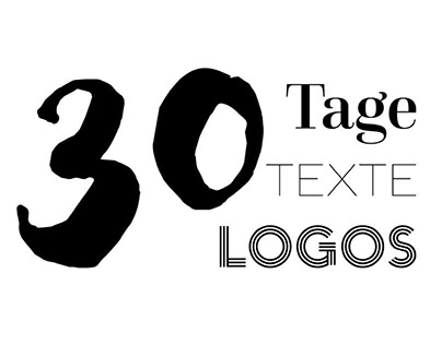 30 Tage, 30 Texte, 30 Logos