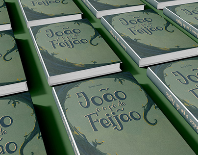 Ilustração Capa de livro / João e o pé de Feijão