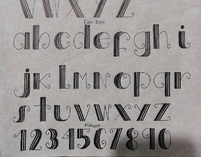 Tipografía con plantillas de Trochut