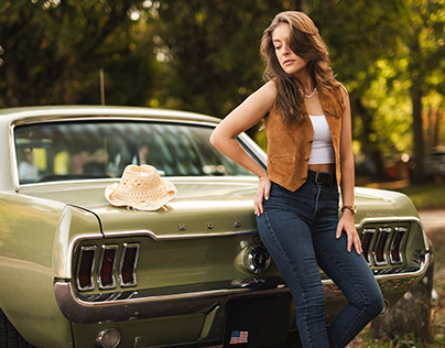 Mustang Vintage Mood Photoshooting