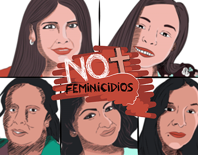 Ilustraciones para especial "No más feminicidios"
