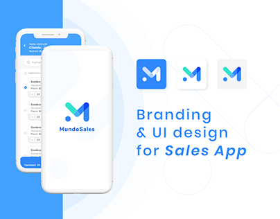 MundoSales App | Branding & UI design